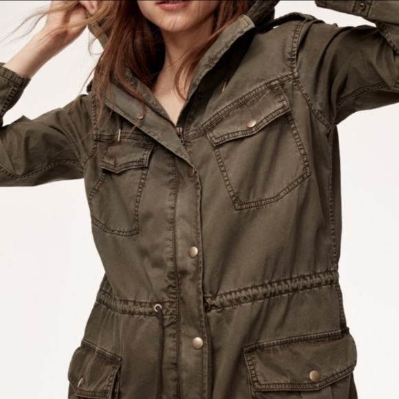 Aritzia Talula Azure Skies Trooper Jacket - Picture 1 of 8